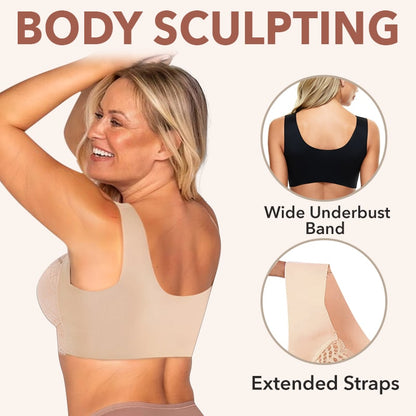 Ultimate Lift Full-Figure Seamless Lace Cut-Out Bra