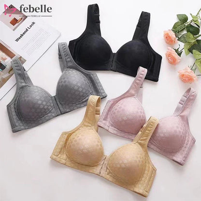 PREMIUM QUALITY FRONT BUTTON PACK OF 3 BRA GET 1 FREE