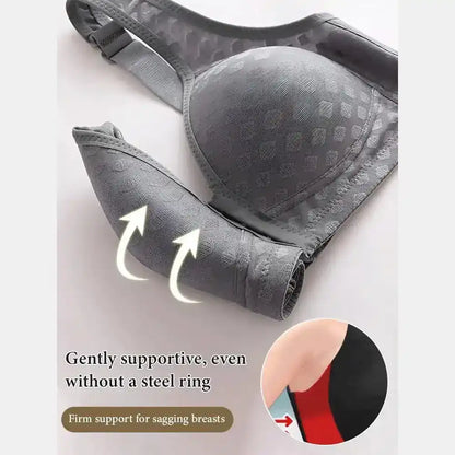 PREMIUM QUALITY FRONT BUTTON PACK OF 3 BRA GET 1 FREE